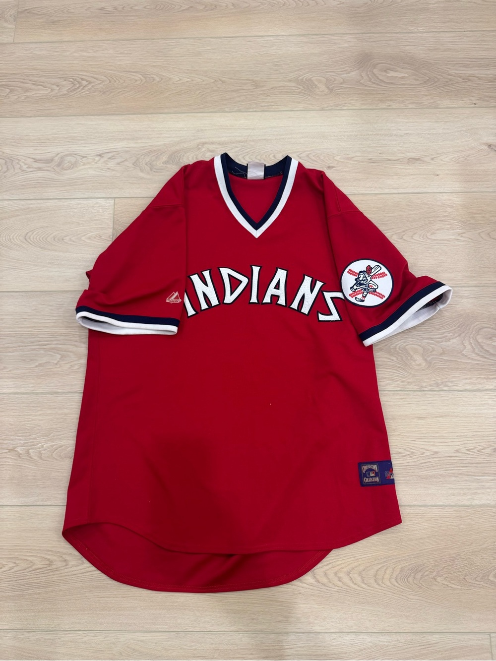 Indians V-Neck Throwback Jersey